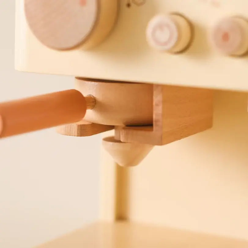 Toddlers Wooden Coffee Machine - Leiki kahvilaa kotona!