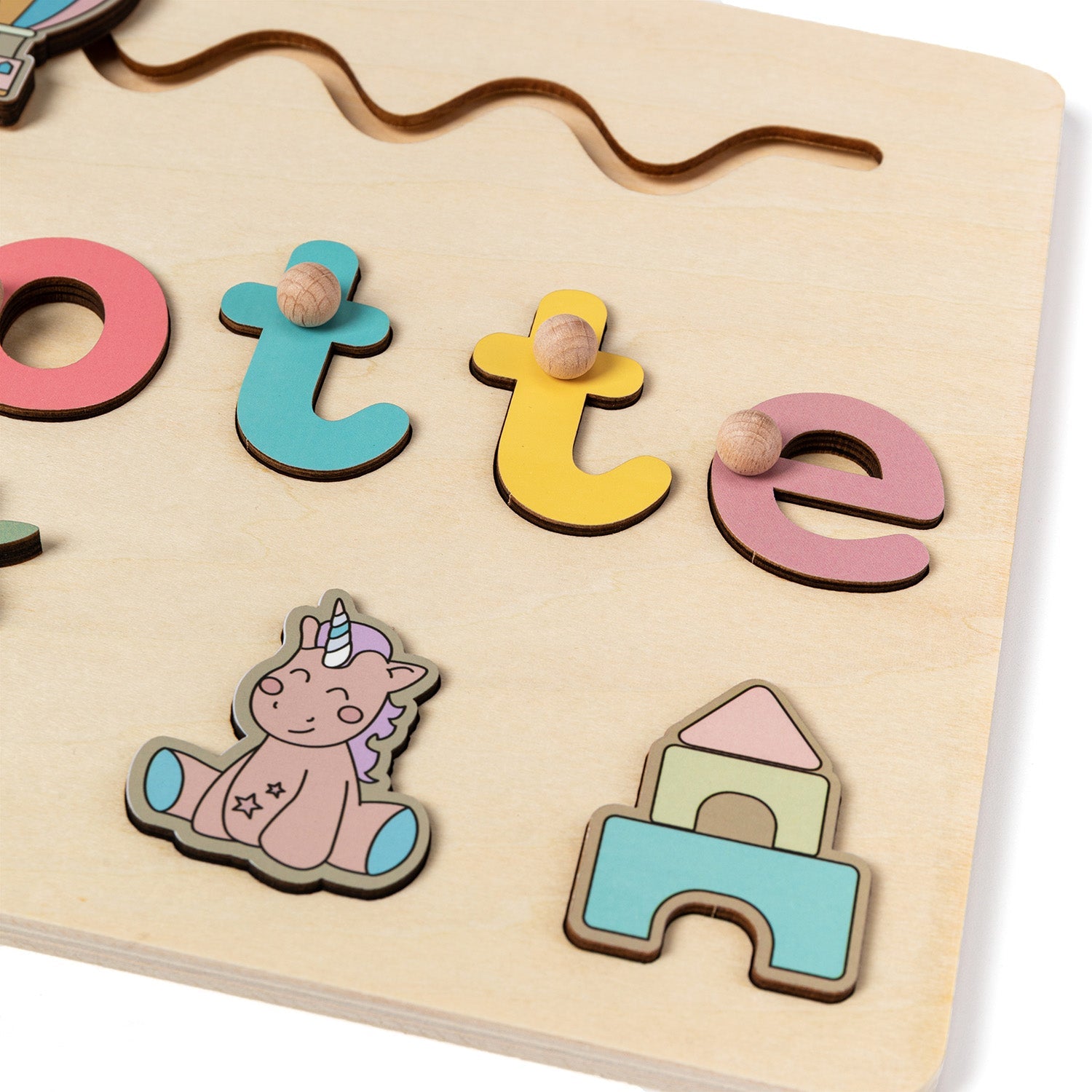 Toddlers Name Puzzle – Yksilöllinen puinen palapeli