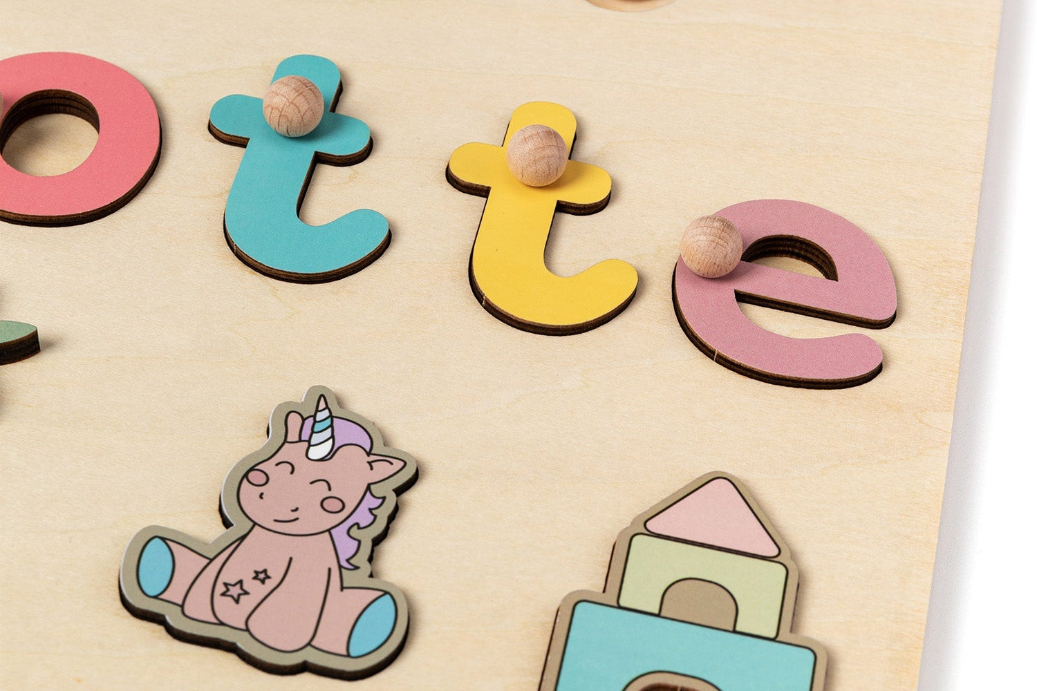 Toddlers Name Puzzle – Yksilöllinen puinen palapeli