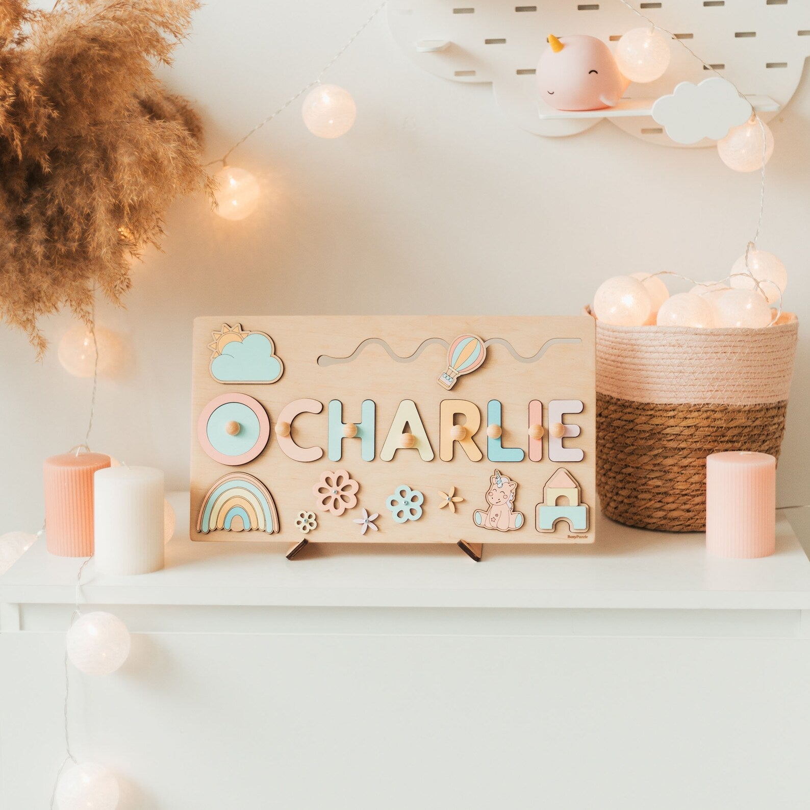 Toddlers Name Puzzle – Yksilöllinen puinen palapeli