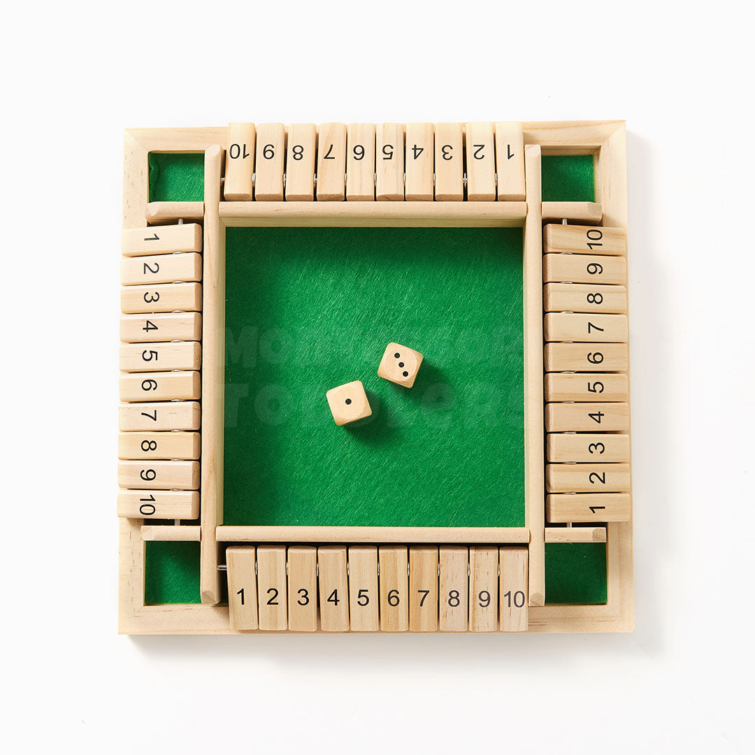 Shut the Box Dice Game – Klassinen laskupeli koko perheelle