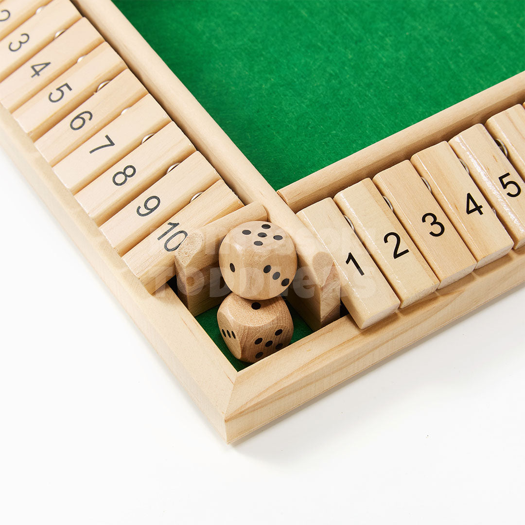 Shut the Box Dice Game – Klassinen laskupeli koko perheelle