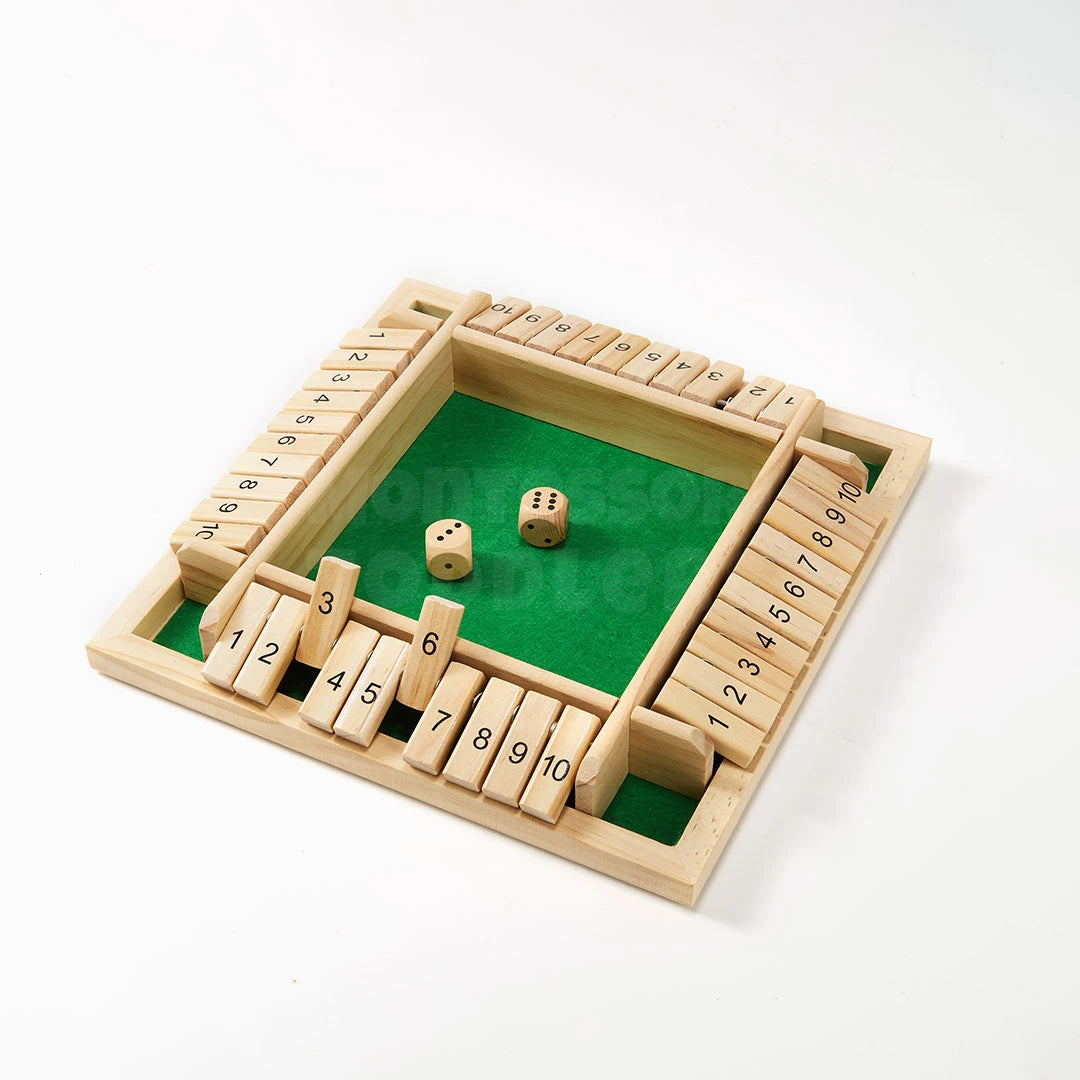 Shut the Box Dice Game – Klassinen laskupeli koko perheelle