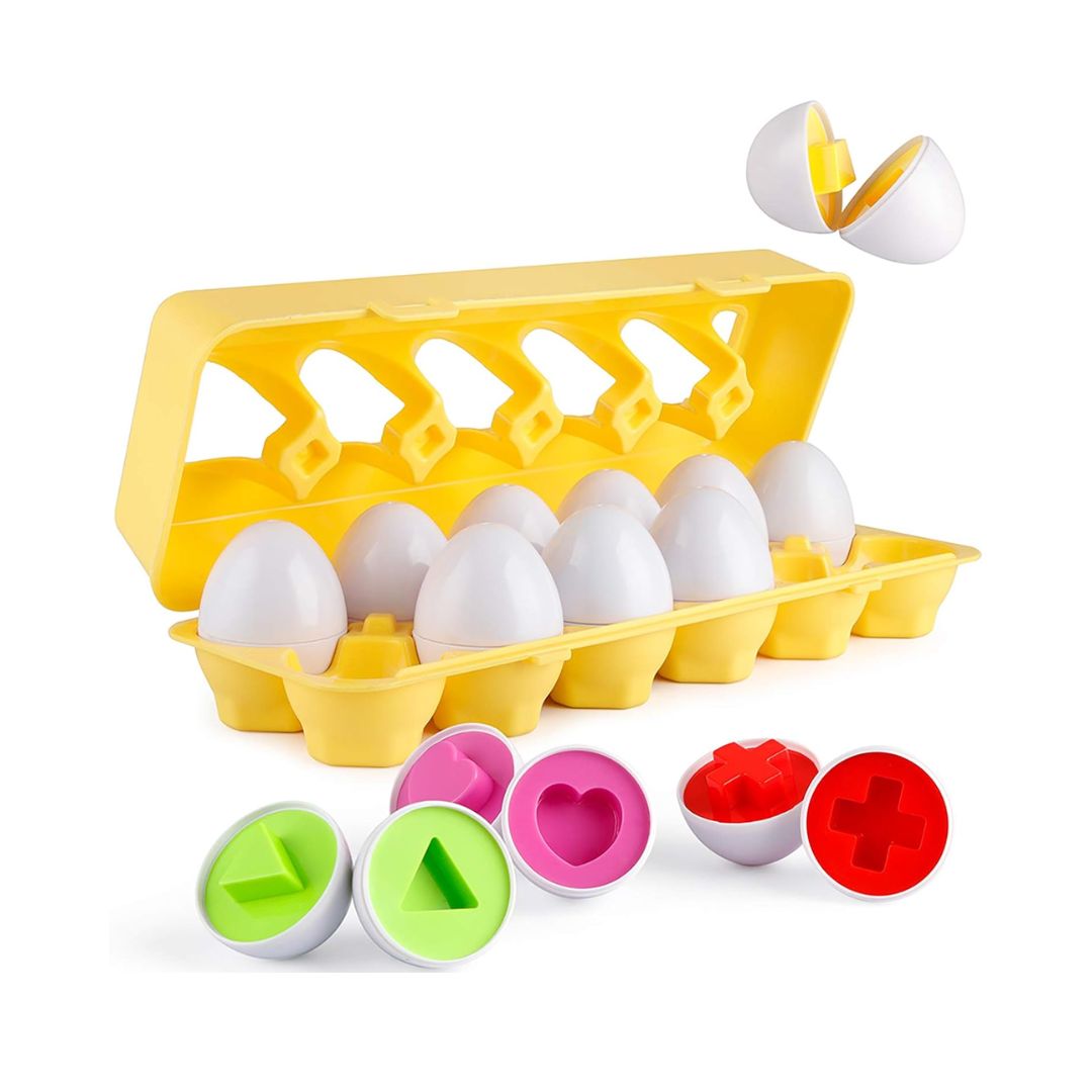 Toddlers Geometric Eggs