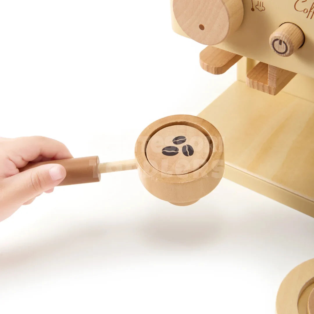 Toddlers Wooden Coffee Machine - Leiki kahvilaa kotona!