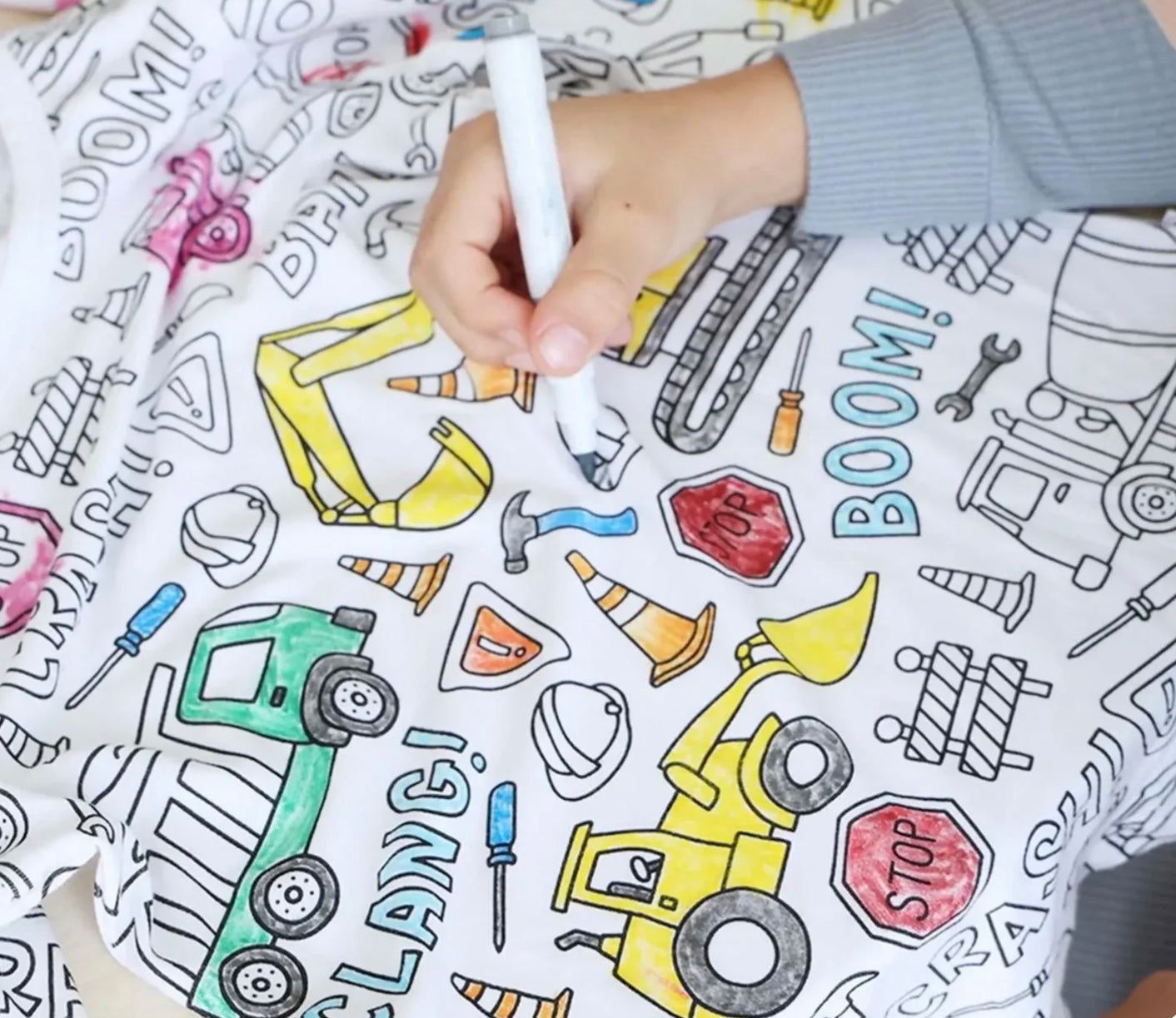 Toddlers Coloring Pajamas 