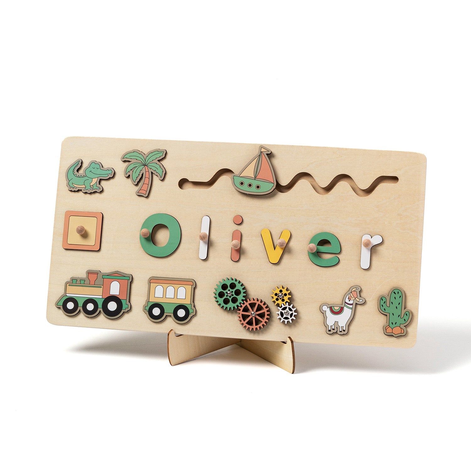 Toddlers Name Puzzle – Yksilöllinen puinen palapeli