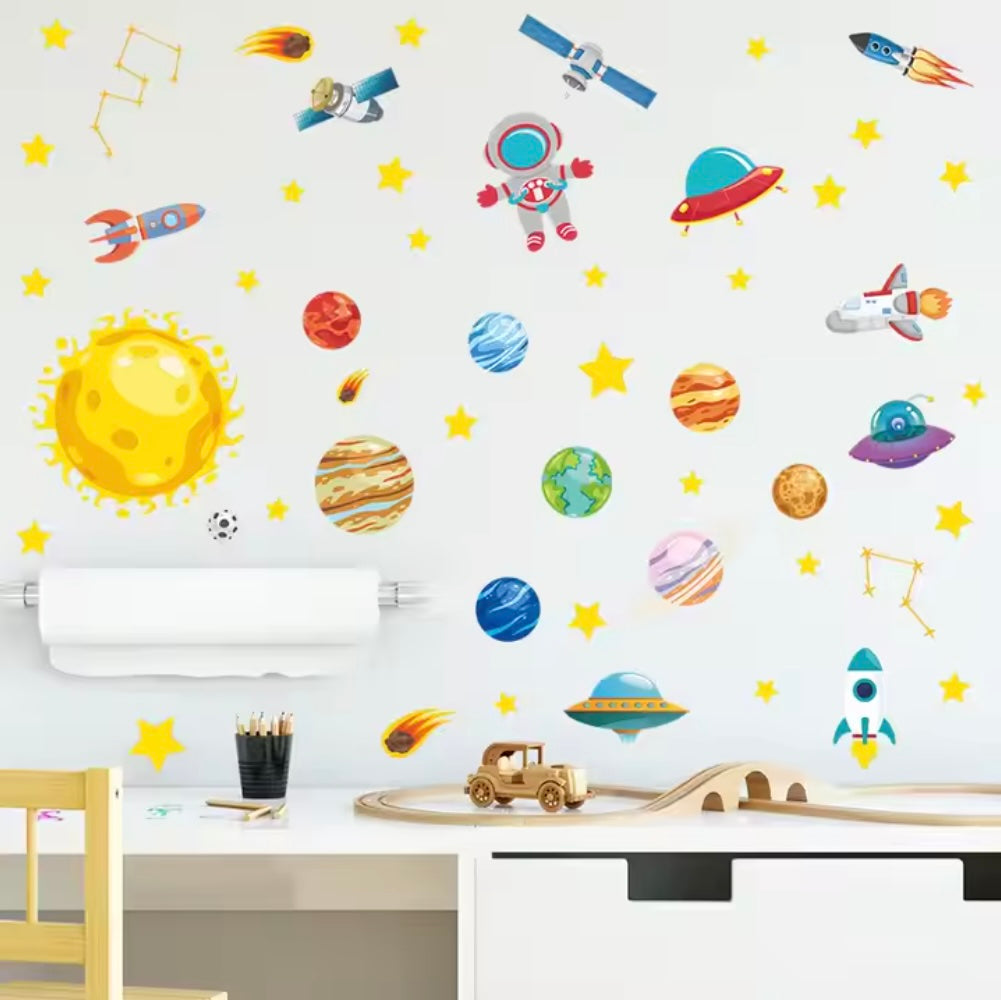 Toddlers Space Wallpaper -  A journey to the stars!