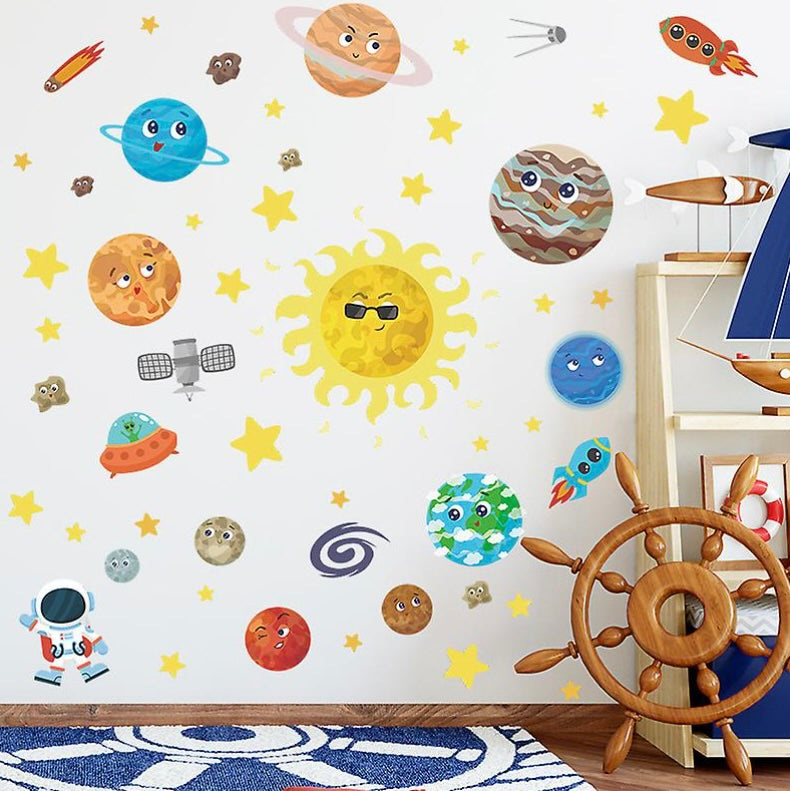 Toddlers Space Wallpaper -  A journey to the stars!