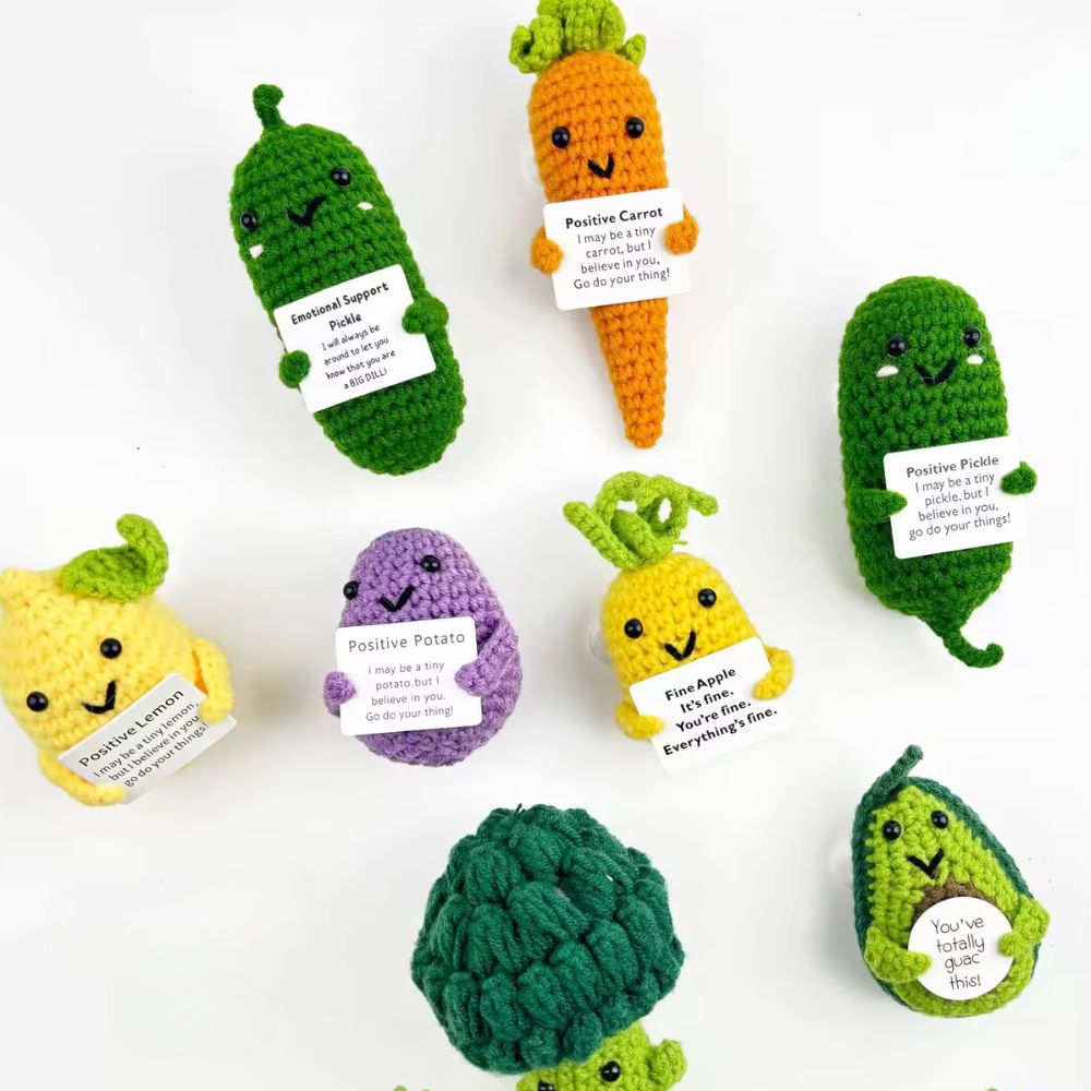 Toddlers Fruit and Vegetable Crochet Set