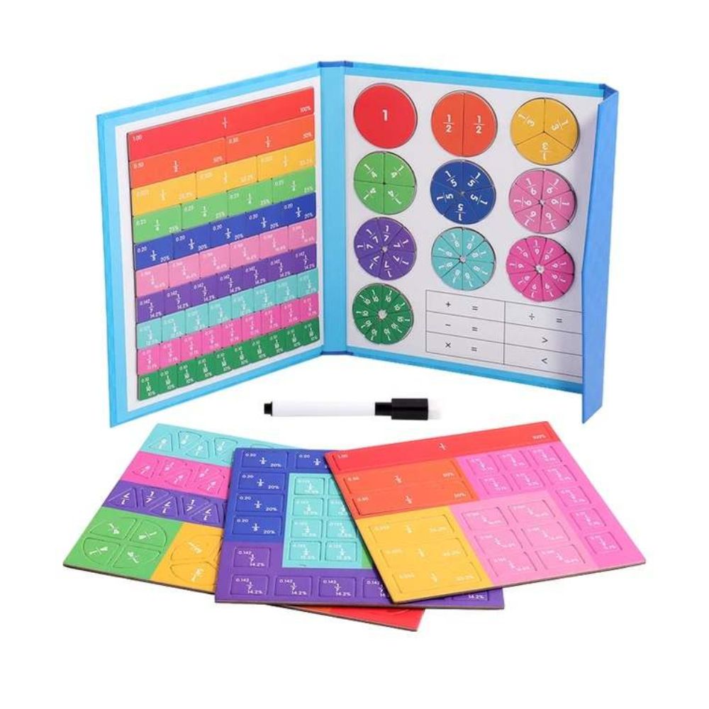 Toddlers Magnetic Fractions - Learning Math Toy