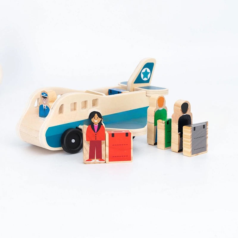 Toddlers Wooden Airplane