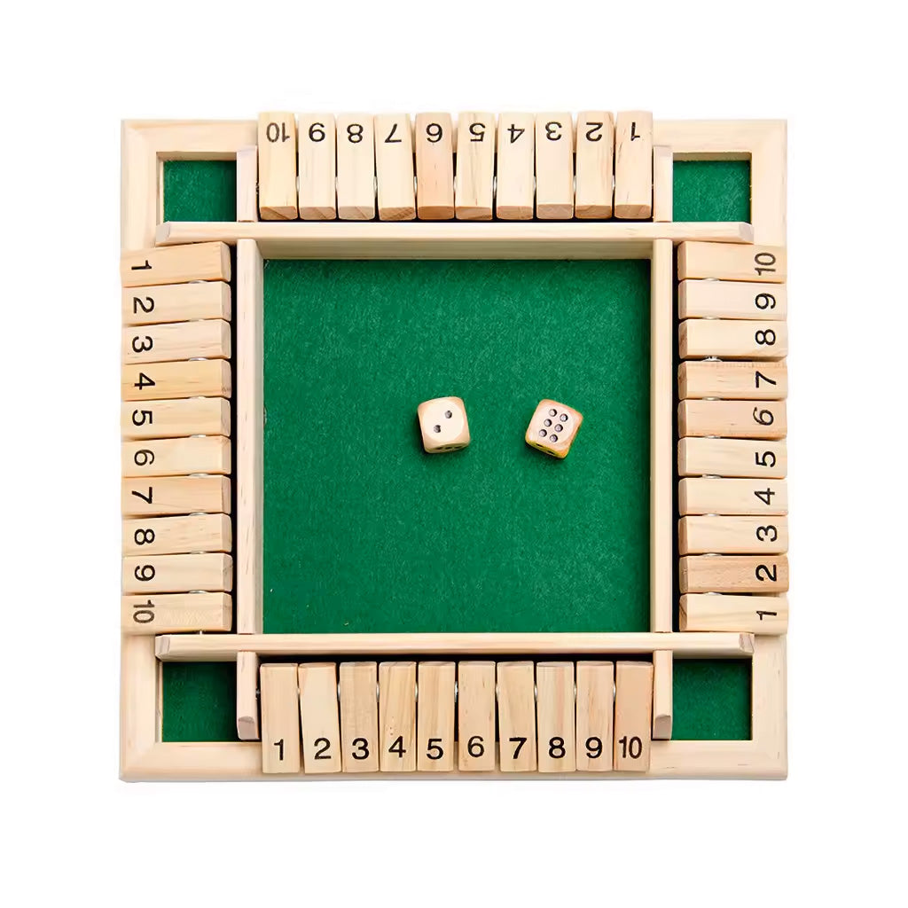 Shut the Box Dice Game - Främjar matematiska färdigheter genom roligt spel